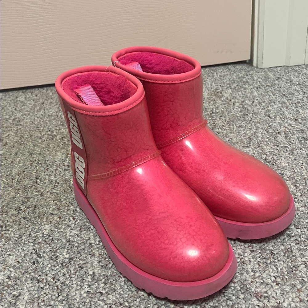 UGG Vibrant Pink Ankle Boots